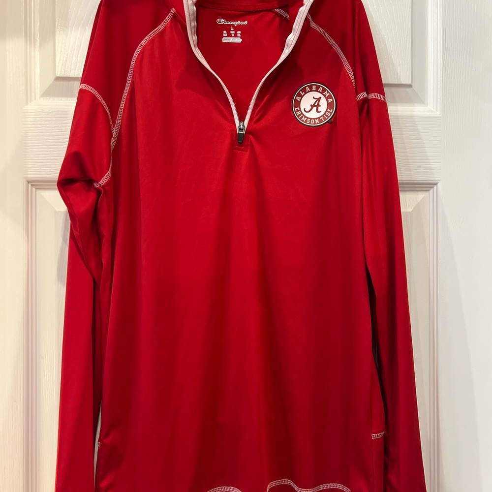 Champion Alabama Crimson Tide Red Logo menโs shirt size L